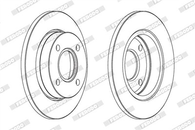 FERODO DDF845C Číslo výrobce: DDF845C. EAN: 4044197561117.
