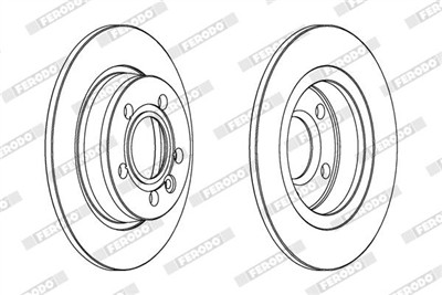 FERODO DDF847C Číslo výrobce: DDF847C. EAN: 4044197561131.