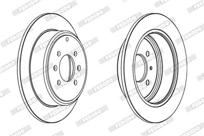 FERODO DDF869C Číslo výrobce: DDF869C. EAN: 4044197845101.