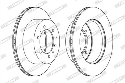 FERODO DDF976-1 Číslo výrobce: DDF976. EAN: 4044197594290.