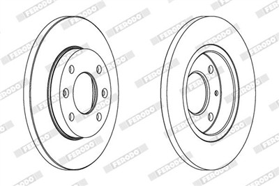 FERODO DDF995C Číslo výrobce: DDF995C. EAN: 4044197561230.