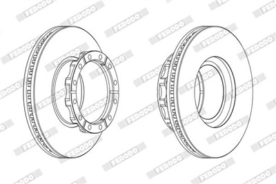 FERODO FCR173A Číslo výrobce: FCR173A. EAN: 5016687013719.