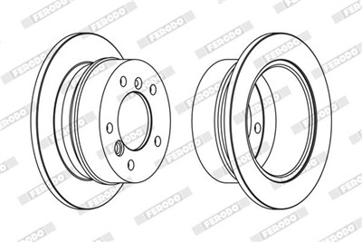 FERODO FCR230A Číslo výrobce: FCR230A. EAN: 4044197243495.