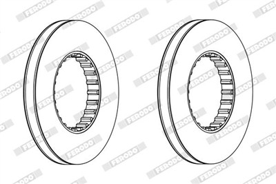 FERODO FCR249A Číslo výrobce: FCR249A. EAN: 4044197285310.