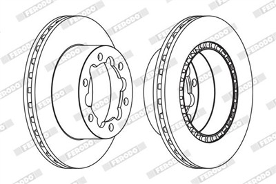 FERODO FCR312A Číslo výrobce: FCR312A. EAN: 4044197404162.