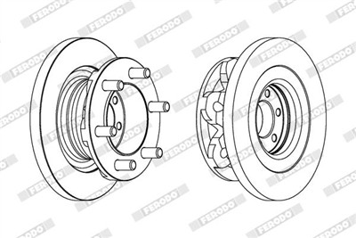 FERODO FCR313A Číslo výrobce: FCR313A. EAN: 4044197404179.