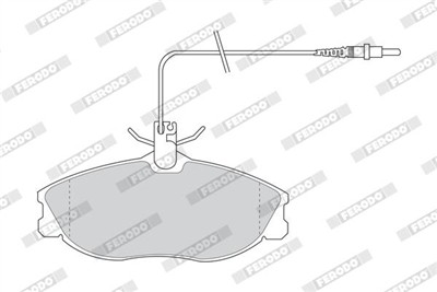 FERODO FDB1063 Číslo výrobce: 21674. EAN: 5016687086379.