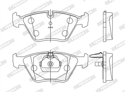 FERODO FDB1073 Číslo výrobce: 21676. EAN: 5016687097474.