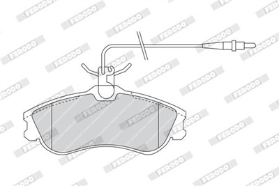 FERODO FDB1112 Číslo výrobce: 23124. EAN: 5016687089172.