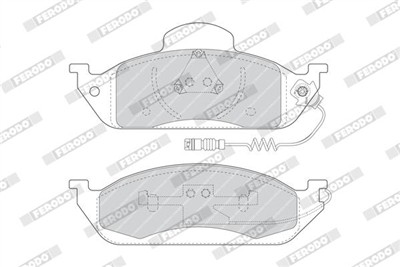 FERODO FDB1400 Číslo výrobce: 23194. EAN: 5016687236675.