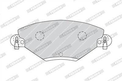 FERODO FDB1411 Číslo výrobce: 23277. EAN: 5016687216677.