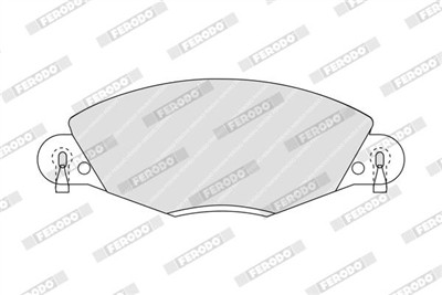 FERODO FDB1412 Číslo výrobce: 23273. EAN: 5016687216776.
