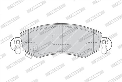 FERODO FDB1423 Číslo výrobce: 23253. EAN: 5016687216073.