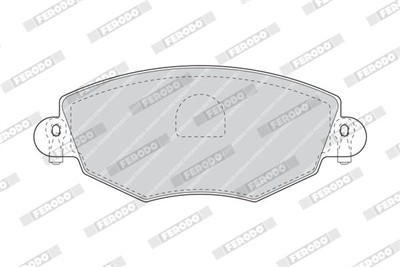 FERODO FDB1425 Číslo výrobce: 23279. EAN: 5016687216271.
