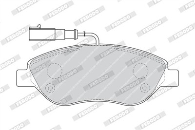 FERODO FDB1468 Číslo výrobce: 23711. EAN: 5016687220971.