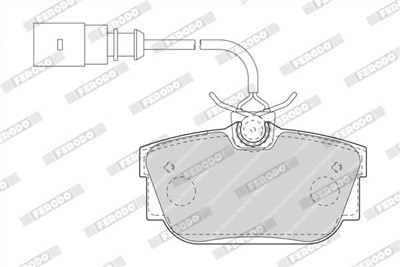 FERODO FDB1482 Číslo výrobce: 23224. EAN: 5016687220674.