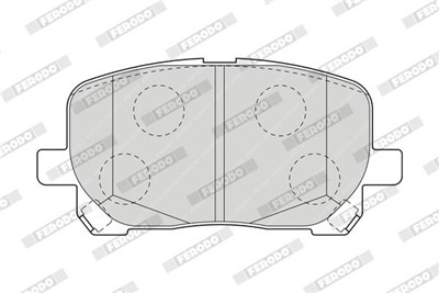 FERODO FDB1529 Číslo výrobce: 23836. EAN: 5016687247077.