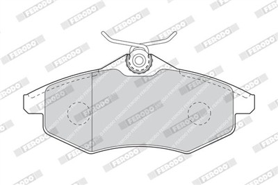 FERODO FDB1542 Číslo výrobce: 23407. EAN: 5016687248074.