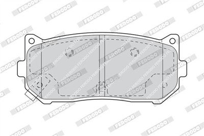 FERODO FDB1569 Číslo výrobce: 23455. EAN: 5016687324075.
