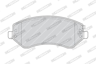 FERODO FDB1576 Číslo výrobce: 23638. EAN: 5016687326475.