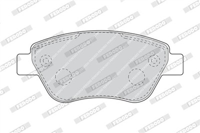 FERODO FDB1666 Číslo výrobce: 23705. EAN: 5016687337075.