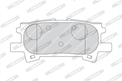 FERODO FDB1731 Číslo výrobce: 23967. EAN: 4044197232017.