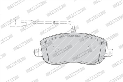 FERODO FDB1787 Číslo výrobce: 20261. EAN: 4044197258130.