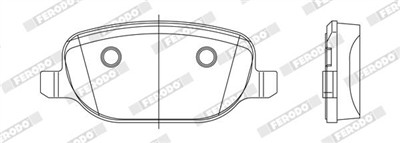 FERODO FDB1796 Číslo výrobce: 23760. EAN: 4044197267057.