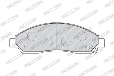 FERODO FDB1816 Číslo výrobce: 24370. EAN: 4044197321179.