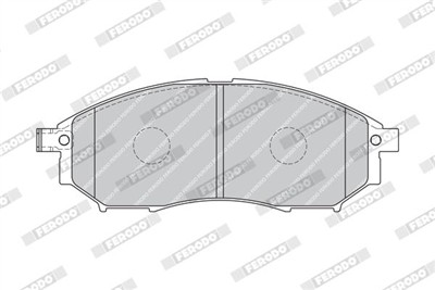 FERODO FDB1881 Číslo výrobce: 23698. EAN: 4044197321186.