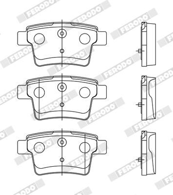 FERODO FDB1885 Číslo výrobce: 24260. EAN: 4044197322176.