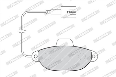 FERODO FDB1944 Číslo výrobce: 21436. EAN: 4044197340620.