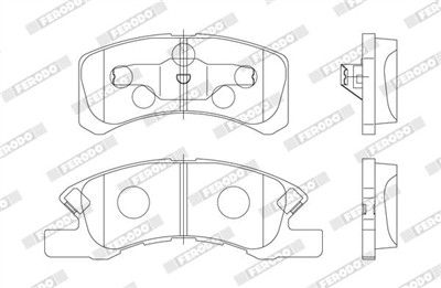 FERODO FDB1988 Číslo výrobce: 24229. EAN: 4044197391097.