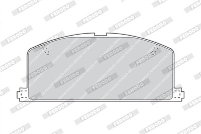 FERODO FDB308 Číslo výrobce: 20870. EAN: 5016687019377.