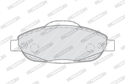 FERODO FDB4003 Číslo výrobce: 24660. EAN: 4044197400348.