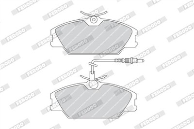 FERODO FDB406 Číslo výrobce: 21388. EAN: 5016687047677.
