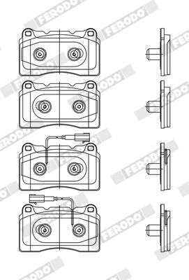 FERODO FDB4307 Číslo výrobce: 23092. EAN: 4044197516766.
