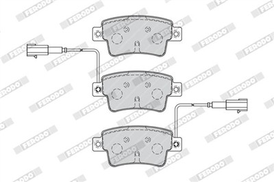 FERODO FDB4325 Číslo výrobce: 25451. EAN: 4044197531455.