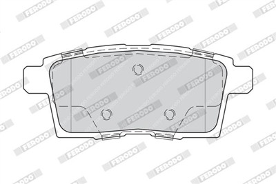 FERODO FDB4366 Číslo výrobce: 24545. EAN: 4044197547692.