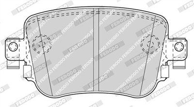 FERODO FDB4485 Číslo výrobce: 25109. EAN: 4044197672264.