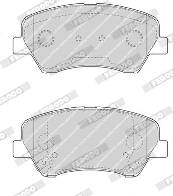 FERODO FDB4613 Číslo výrobce: 25692. EAN: 4044197733583.