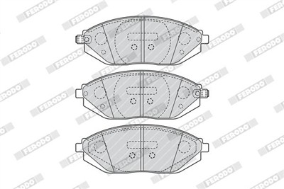 FERODO FDB4669 Číslo výrobce: 25268. EAN: 4044197755691.