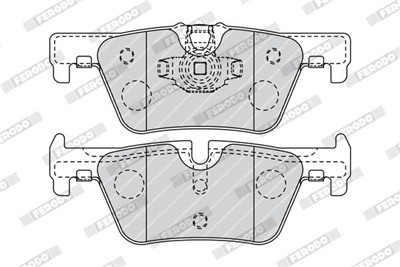 FERODO FDB4670 Číslo výrobce: 25307. EAN: 4044197755738.