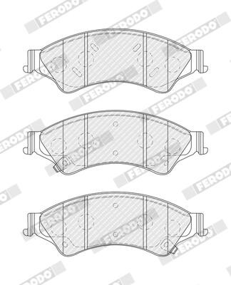 FERODO FDB4832 Číslo výrobce: 25632. EAN: 4044197943494.