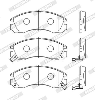 FERODO FDB765 Číslo výrobce: 21363. EAN: 5016687052374.