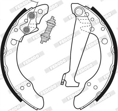 FERODO FSB408 Číslo výrobce: FSB408. EAN: 5016687034301.
