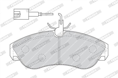 FERODO FVR1397 Číslo výrobce: 21799. EAN: 5016687220919.