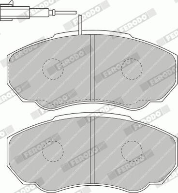 FERODO FVR1478 Číslo výrobce: 23917. EAN: 5016687221411.