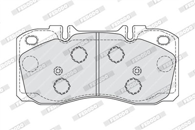FERODO FVR4038 Číslo výrobce: 29122. EAN: 4044197402984.