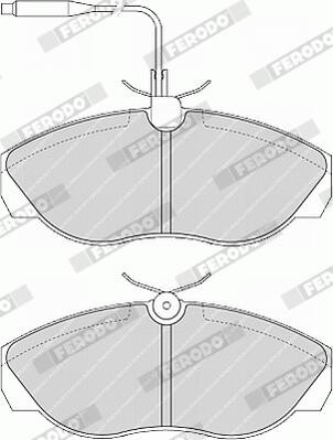 FERODO FVR967 Číslo výrobce: 21797. EAN: 5016687223118.